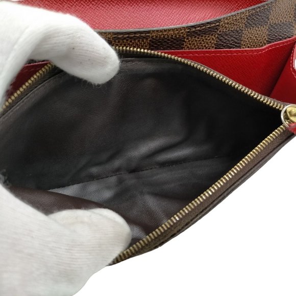 220192D Louis Vuitton Wallet Long Portefeuille Emilie Brown Monogram - Picture 6 of 9